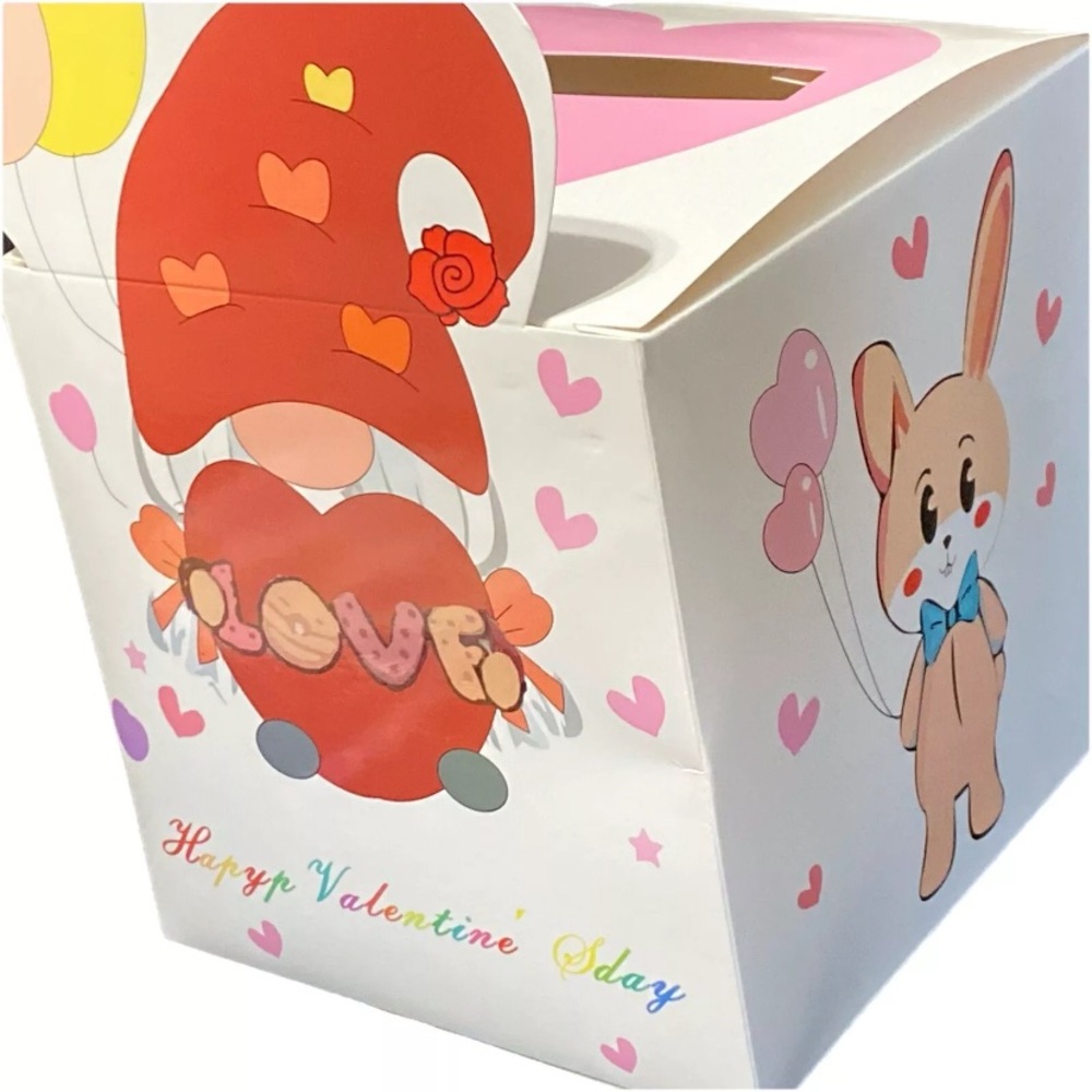 Valentine's Day gnome Card Box Set with Stickers 72 pieces - Picture 3 of 5